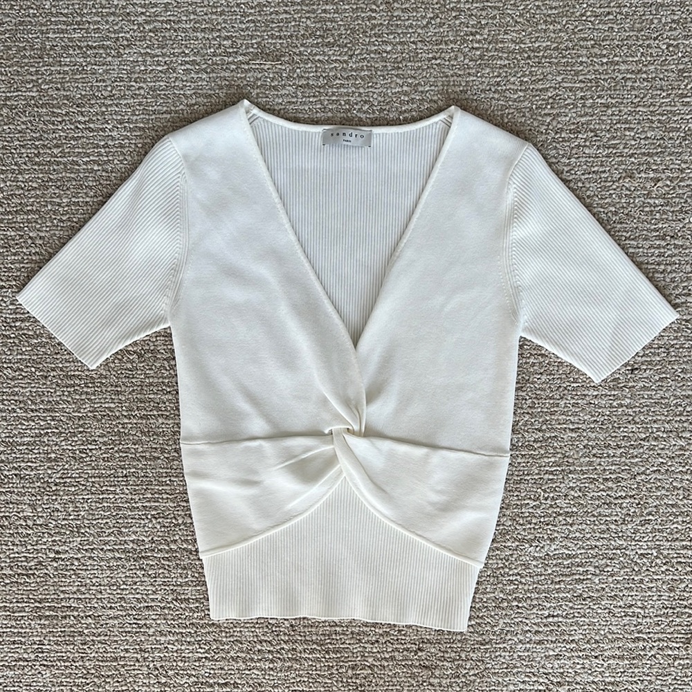 Sandro  short sleeve knit